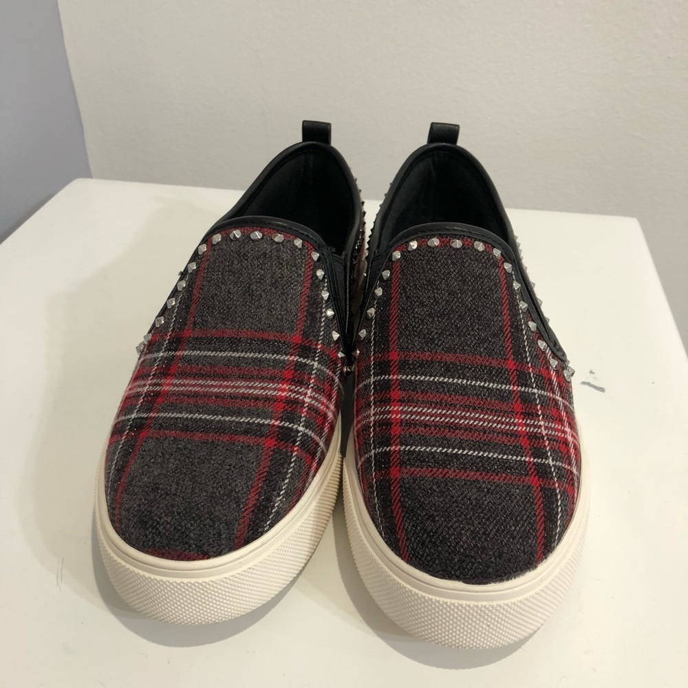 Aldo slide-on studded sneakers